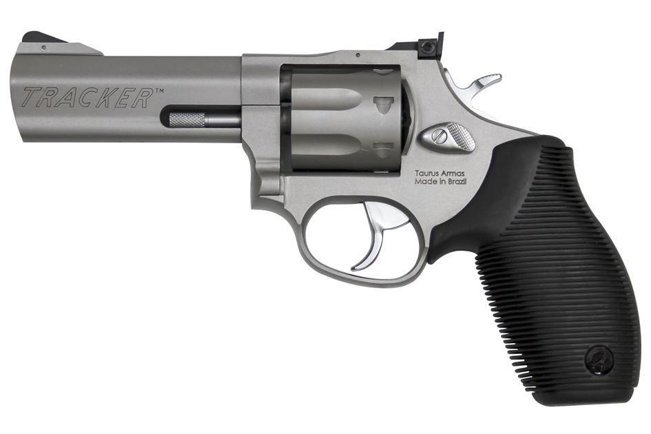 Taurus Tracker 17 .17 HMR Matte Stainless Revolver with 4 Inch Barrel