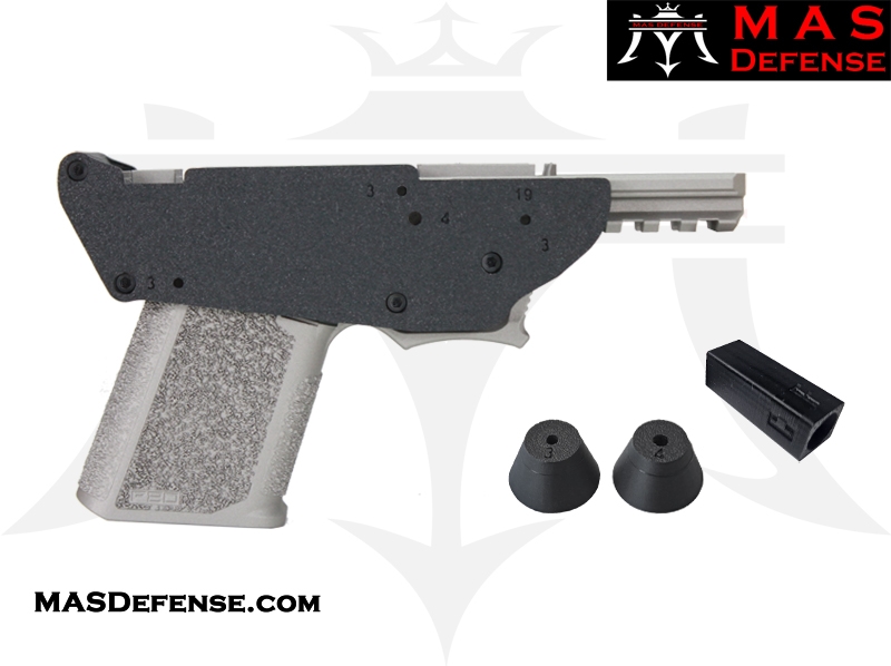 MAS Defense Polymer80 Compact Frame Jig for Glock 19/23 – Compatible with P80 PF940C Frames