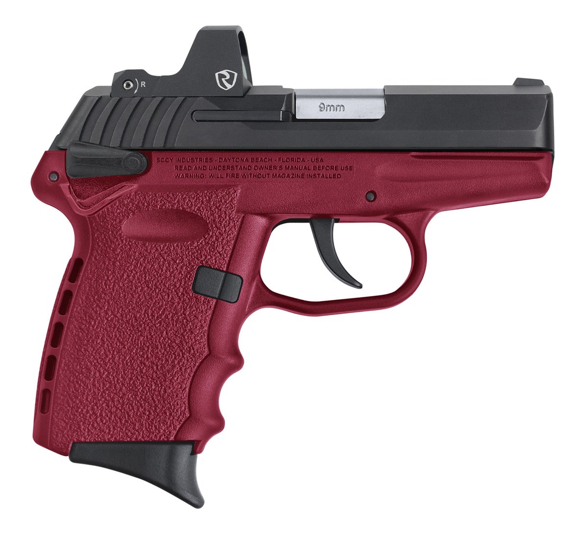 SCCY CPX-1 RD 9mm Pistol – Double Action Only with Red Dot Sight