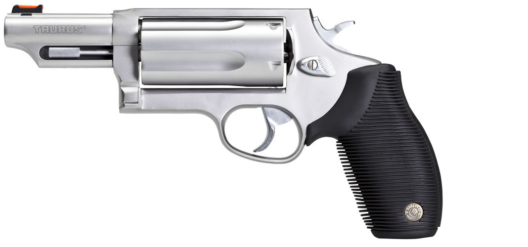 Taurus Judge 410 GA/45LC Stainless Magnum Revolver with 3-inch Barrel
