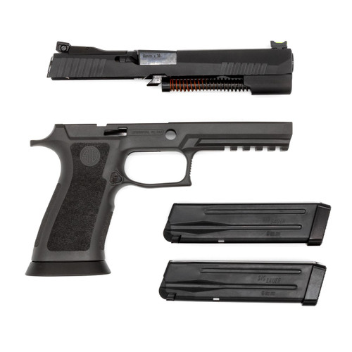SIG SAUER® P320™ XFIVE TXG Caliber X-Change Kit - 9mm, Fiber Optic Front w/ R2 Adjustable Rear, (2) 17 Round Steel Magazines SIG SAUER® P320™ XFIVE TXG Caliber X-Change Kit - 9mm, Fiber Optic Front w/ R2 Adjustable Rear, (2) 17 Round Steel Magazines - On Sale - Taurus X22 Frt Inc
