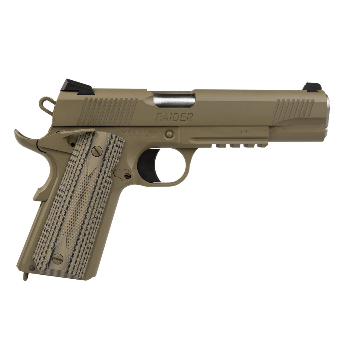 Tisas 1911 Raider B45R .45 ACP Pistol - Full-Size 1911 with Rail Tisas 1911 Raider B45R .45 ACP Pistol - Full-Size 1911 with Rail - AR Parts - Taurus X22 Frt Inc