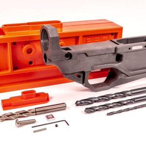 RL556v3 80% AR-15 Lower Receiver in Gray - Unfinished Firearm Frame - 80 Lower | Taurus X22 Frt Inc