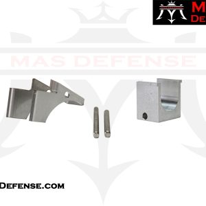 DD43.2 Rail Kit for Glock 43 Single Stack 3D Printed Frames - Enhanced Mounting Solution - 80 Lower | Taurus X22 Frt Inc