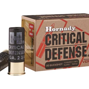 Hornady Critical Defense 12 Gauge Buckshot Ammo 2-3/4″ Direct - Triggers | Taurus X22 Frt Inc