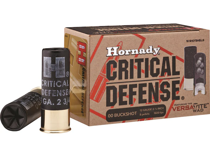 Hornady Critical Defense 12 Gauge Buckshot Ammo 2-3/4″ Direct Hornady Critical Defense 12 Gauge Buckshot Ammo 2-3/4″ Direct - Triggers - Taurus X22 Frt Inc