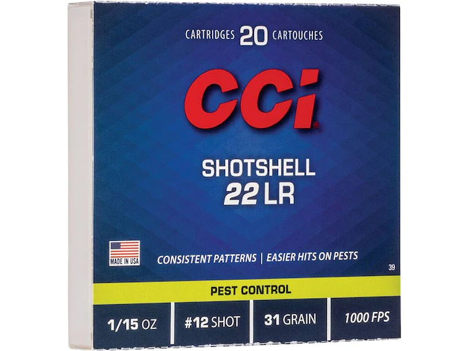 New CCI Shotshell 22LR Ammo 31 Grain Lead Shot New CCI Shotshell 22LR Ammo 31 Grain Lead Shot - Handguns - Taurus X22 Frt Inc