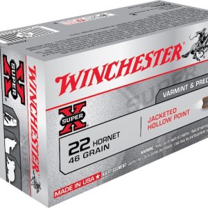 Winchester Super X 22 Hornet Ammo 46 Grain Jacketed Hollow Point 200 rounds Direct - Ammunition | Taurus X22 Frt Inc