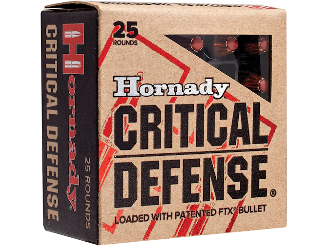 Hornady Critical Defense 9mm Luger Ammo 115 Grain Hornady FTX Polymer Tip Box of 200 rounds For Sale Hornady Critical Defense 9mm Luger Ammo 115 Grain Hornady FTX Polymer Tip Box of 200 rounds For Sale - Uncategorized - Taurus X22 Frt Inc