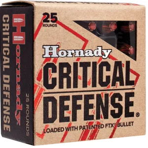 Buy Hornady Critical Defense 9mm Luger Ammo 115 Grain Hornady FTX Polymer Tip Box of 200 rounds - Handguns | Taurus X22 Frt Inc