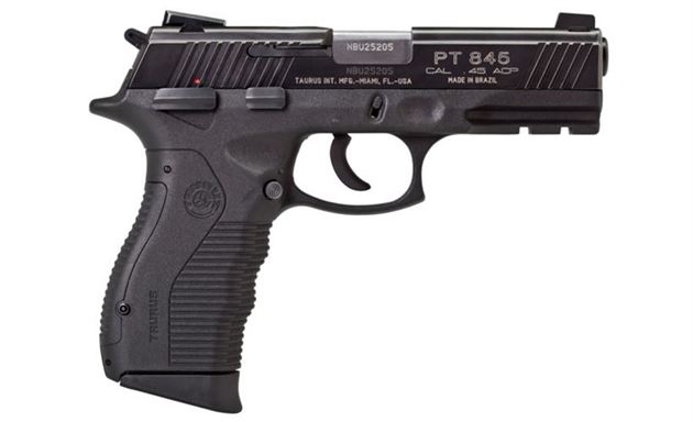 Taurus PT-845 45ACP 12-Round Centerfire Pistol with Rail Taurus PT-845 45ACP 12-Round Centerfire Pistol with Rail - Taurus Pistols - Taurus X22 Frt Inc