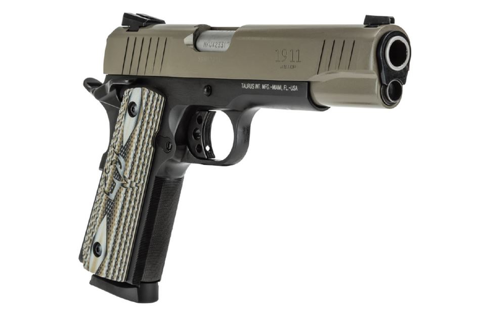 Buy Taurus PT1911 45 ACP Pistol with Cerakote Sand Finish and VZ Grip Buy Taurus PT1911 45 ACP Pistol with Cerakote Sand Finish and VZ Grip - Taurus Pistols - Taurus X22 Frt Inc